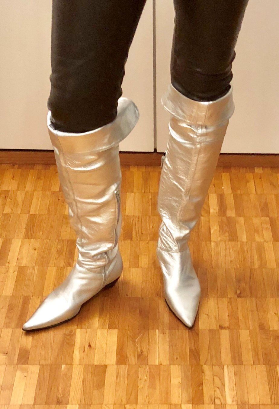 Scarpe da donna: Stiefel Overkneestiefel  jet set style – Nuovo (secondo la descrizione) da Adliswil venduto da Jessik0 5