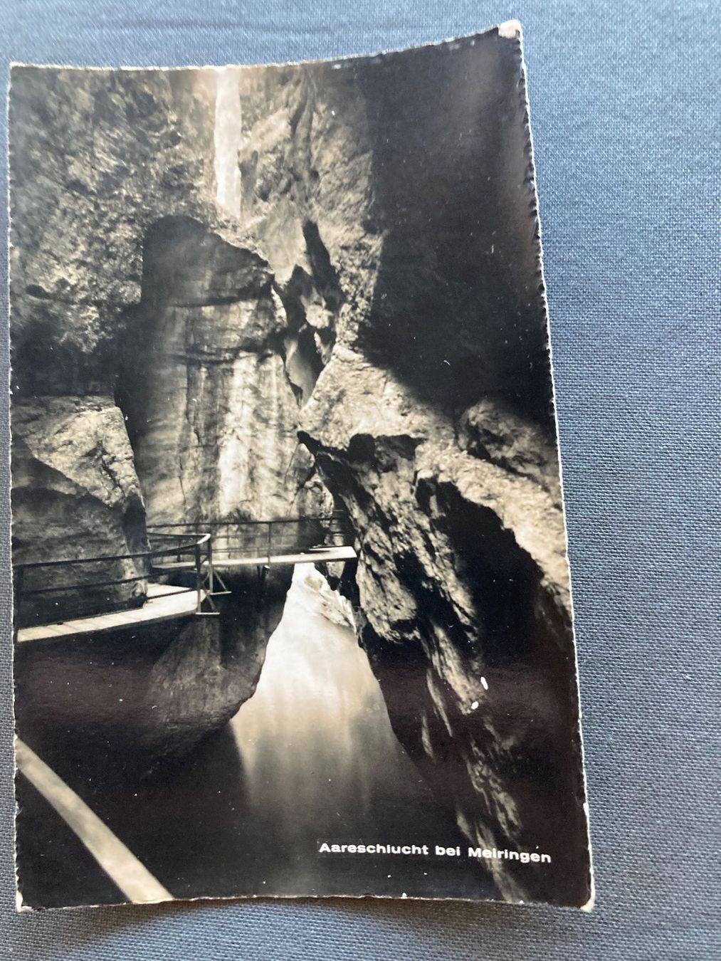 Cartoline postali: Alte Ansichtskarte: Aareschlucht bei Meiringen, – Usato da Zürich venduto da mik_h9ty