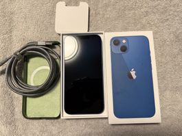 iPhone 13 128 GB blau mit Zubehör - sehr guter Zustand