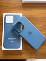 iPhone 15 Pro Max Silikon Case Winter Blue
