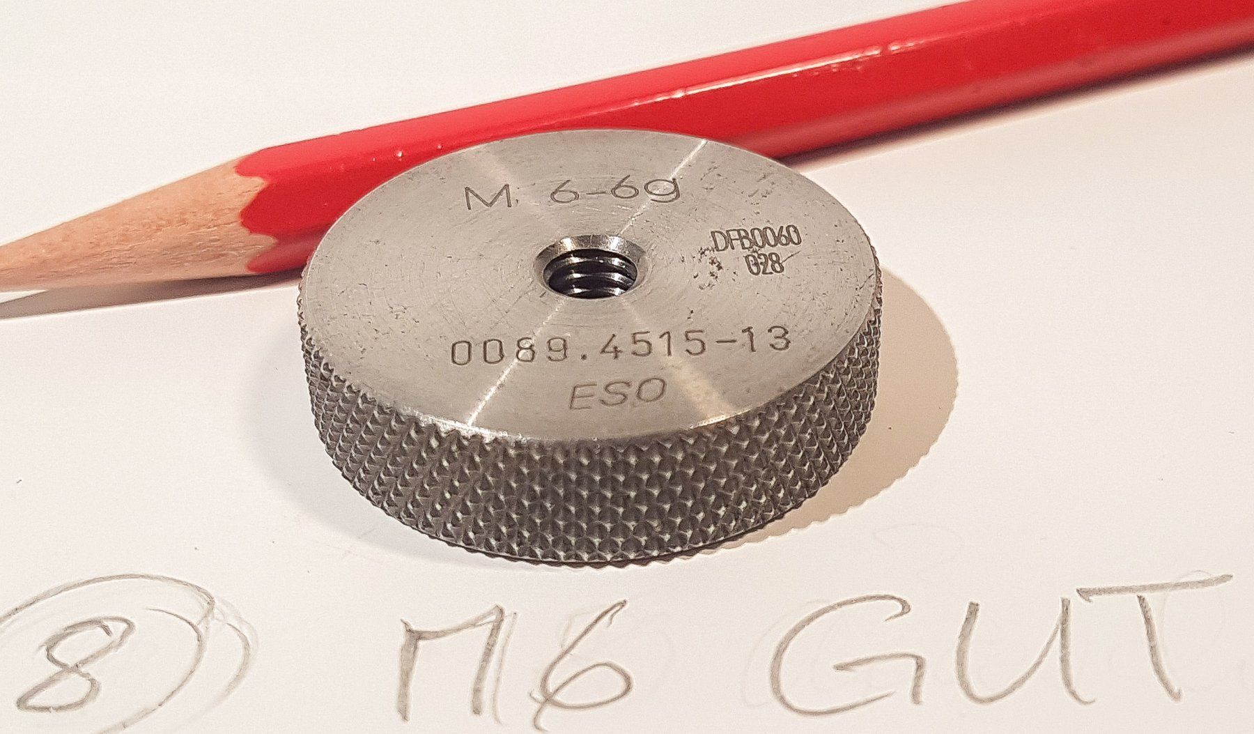 Misurare: Gewindelehrring M6 GUT Lehrring GO – Usato da Aarburg venduto da davon6789 3