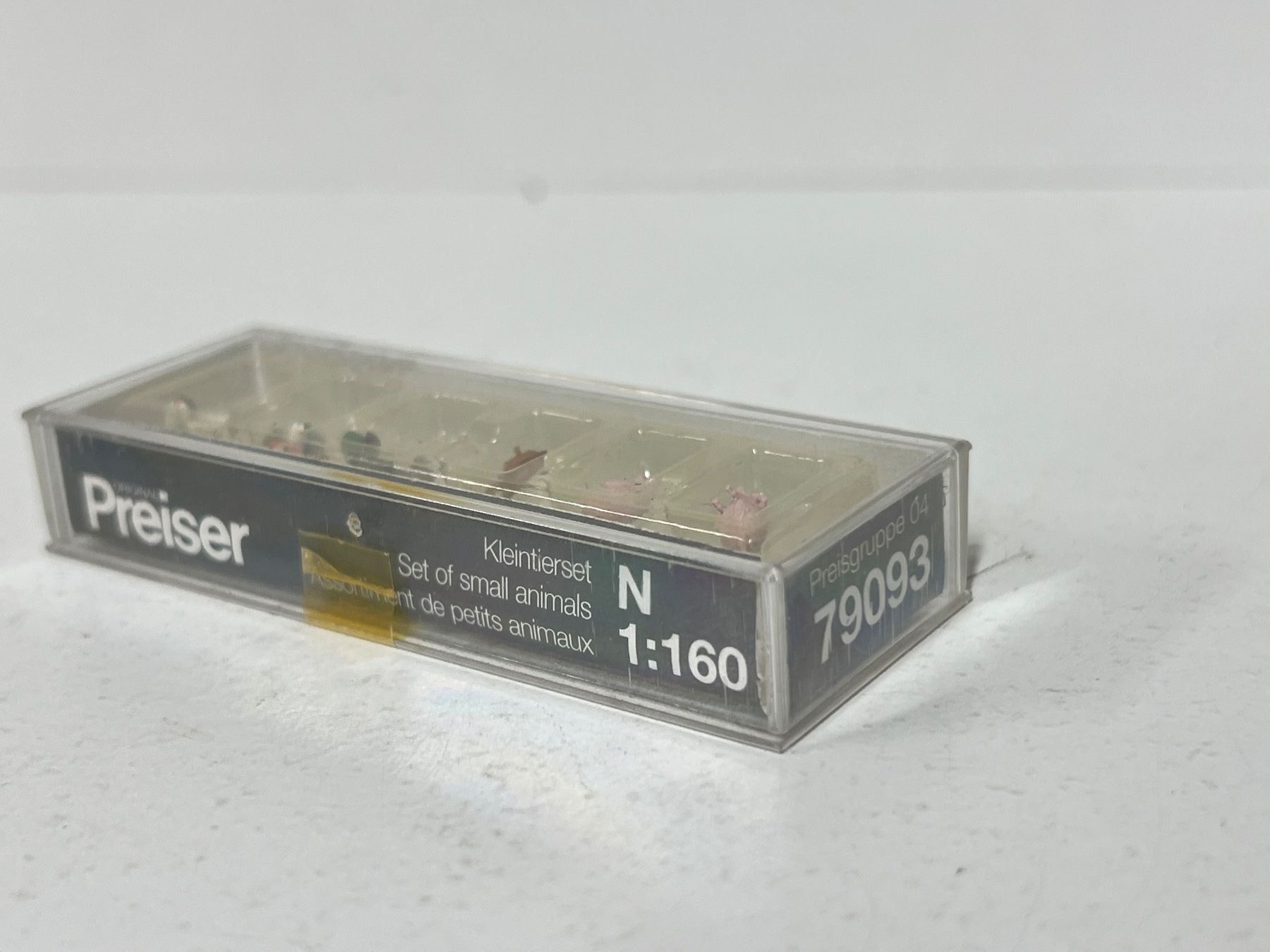 Preiser Modellini di ferrovie: Preiser 79093   Kleintierset Spur N – Nuovo e nell'imballaggio originale da Geroldswil venduto da TopTrain54 1