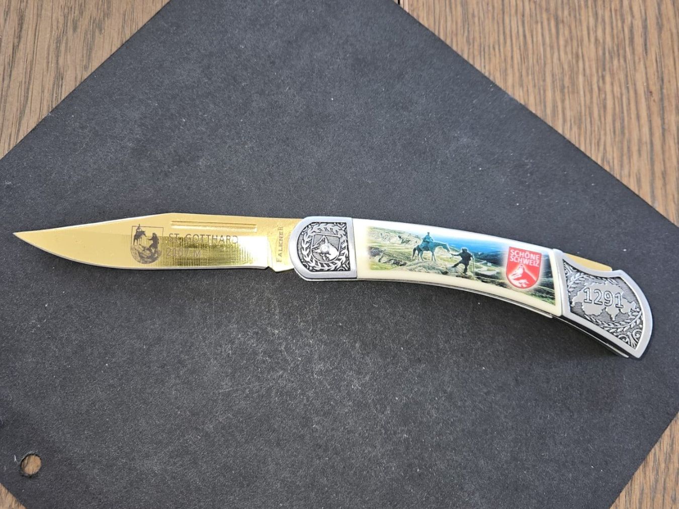 Coltelli tascabile: Sammlermesser Schöne Schweiz – Usato da Grächen venduto da Hel7890 1
