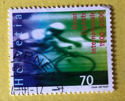 Nr.989 GESTEMPELT Radfahrer 2000   Siehe Original Fotos.  ﻿
