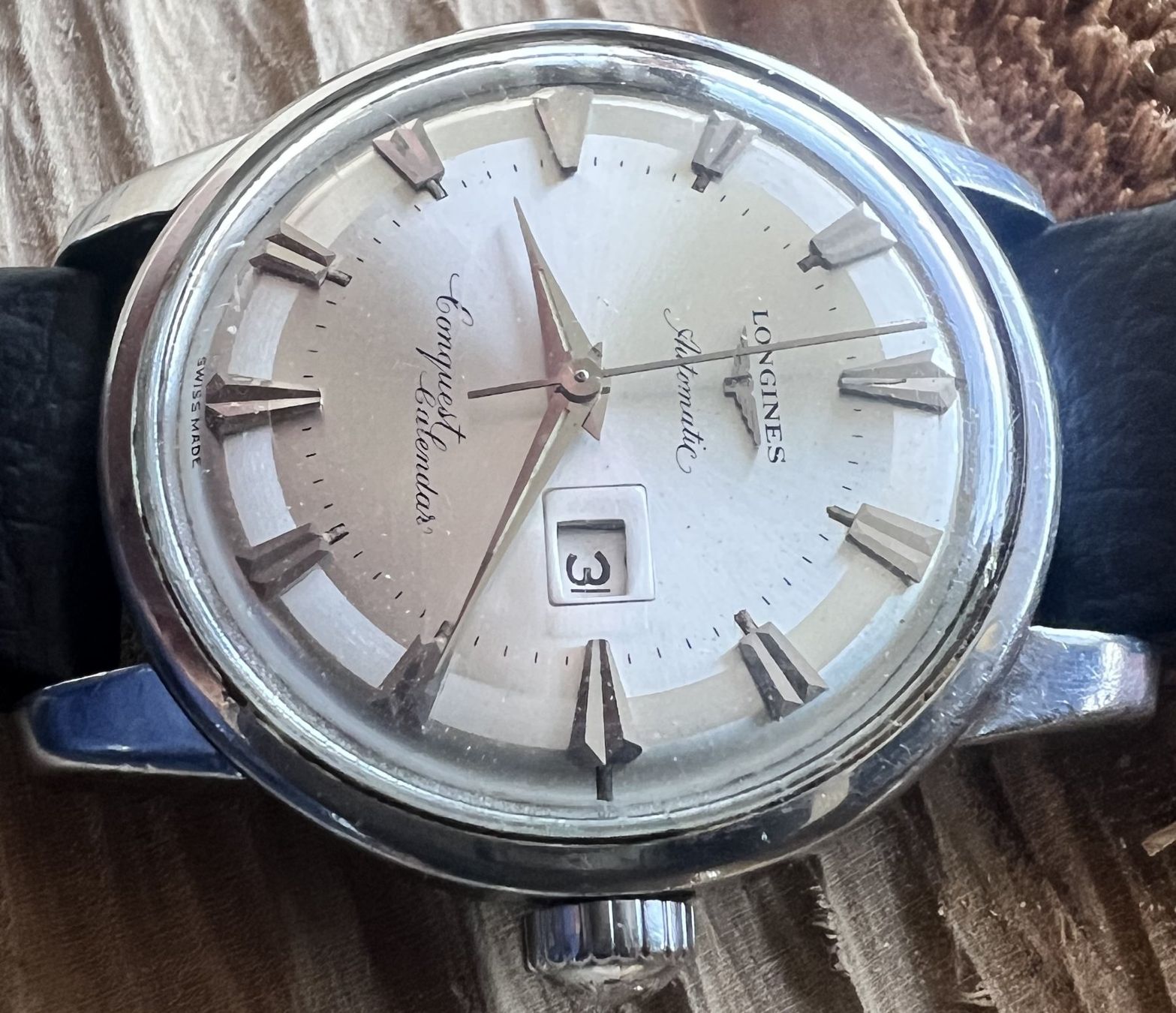 Longines Uhren: Longines 1956 Conquest Calendar  Automatic – Gebraucht aus Pratteln von bas_7gds