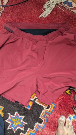 Lululemon Sport Shorts Rot, Grösse M - Top Zustand!