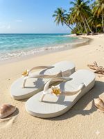 Havaianas Flip Flops, neu, weiss, Grösse 39/40, Sommer