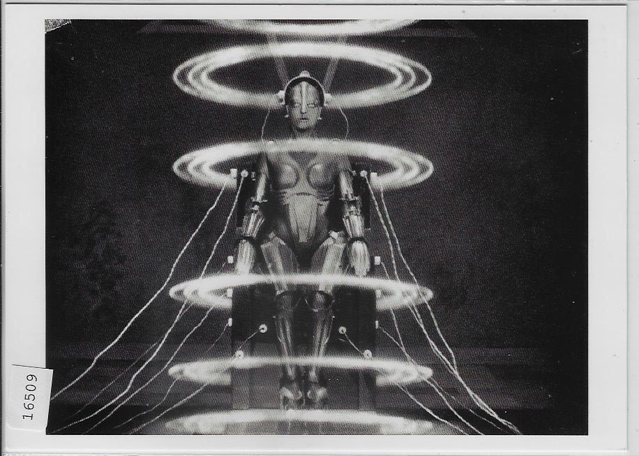 Ansichtskarten: Metropolis de Fritz Lang 1926 – Gebraucht aus Ettingen von Kartenplanet