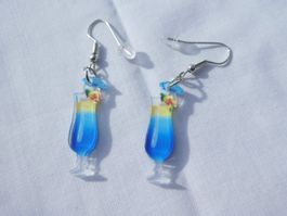 Ohrhänger 'Cocktail', Modeschmuck / NEU