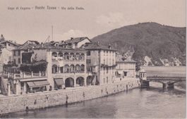 AK Ponte Tresa Via della Posta - Inizio 1900