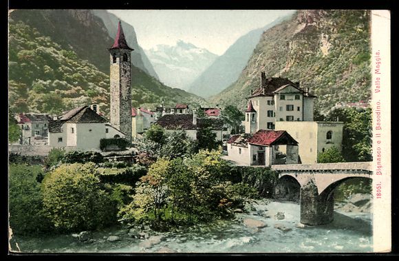 Ansichtskarten: AK Bignasco, Valle Maggia e Basodino – Gebraucht aus Berlin von bartko-reher