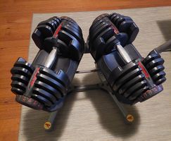 Top verstellbares Kurzhantel-System inkl. Ständer (5-40 kg)