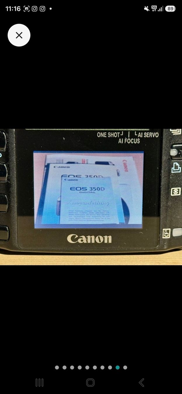 Canon Fotocamera: Canon EOS 350D Digitalkamera – Usato da Liestal venduto da producer 7
