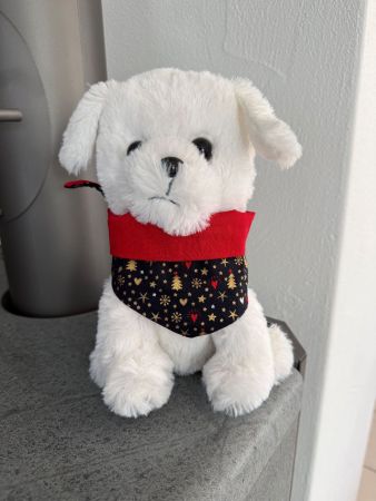 Halstuch Bandana für einen kleinen Hund - Christmas