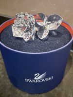 Rosa in cristallo Swarovski, figurina decorativa, nuova