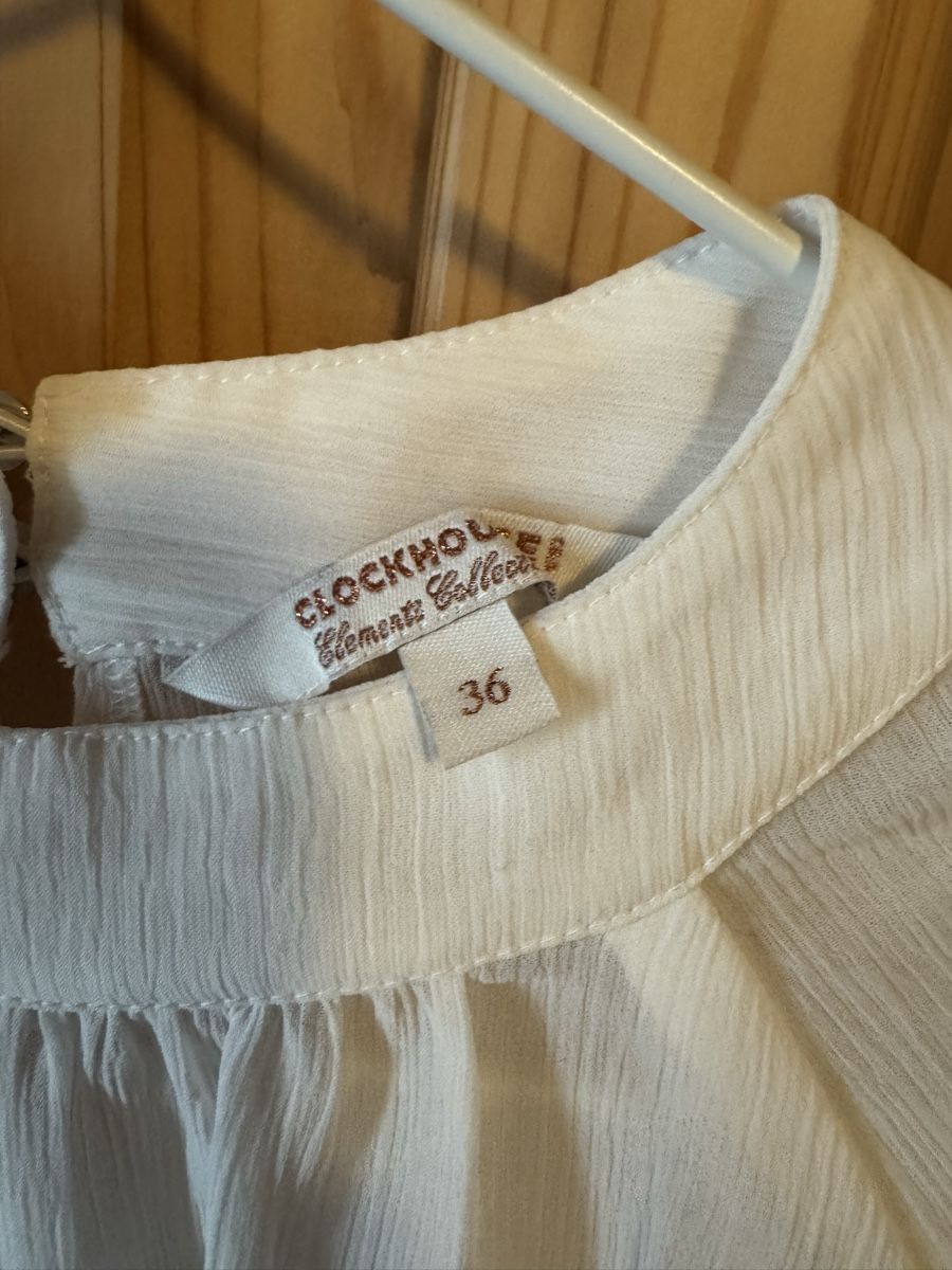 C&A Blusen: Clockhouse Bluse, Gr. 36, weiss, neuwertig – Neu (gemäss Beschreibung) aus Hergiswil NW von kaufe_bei_kaufmann 1
