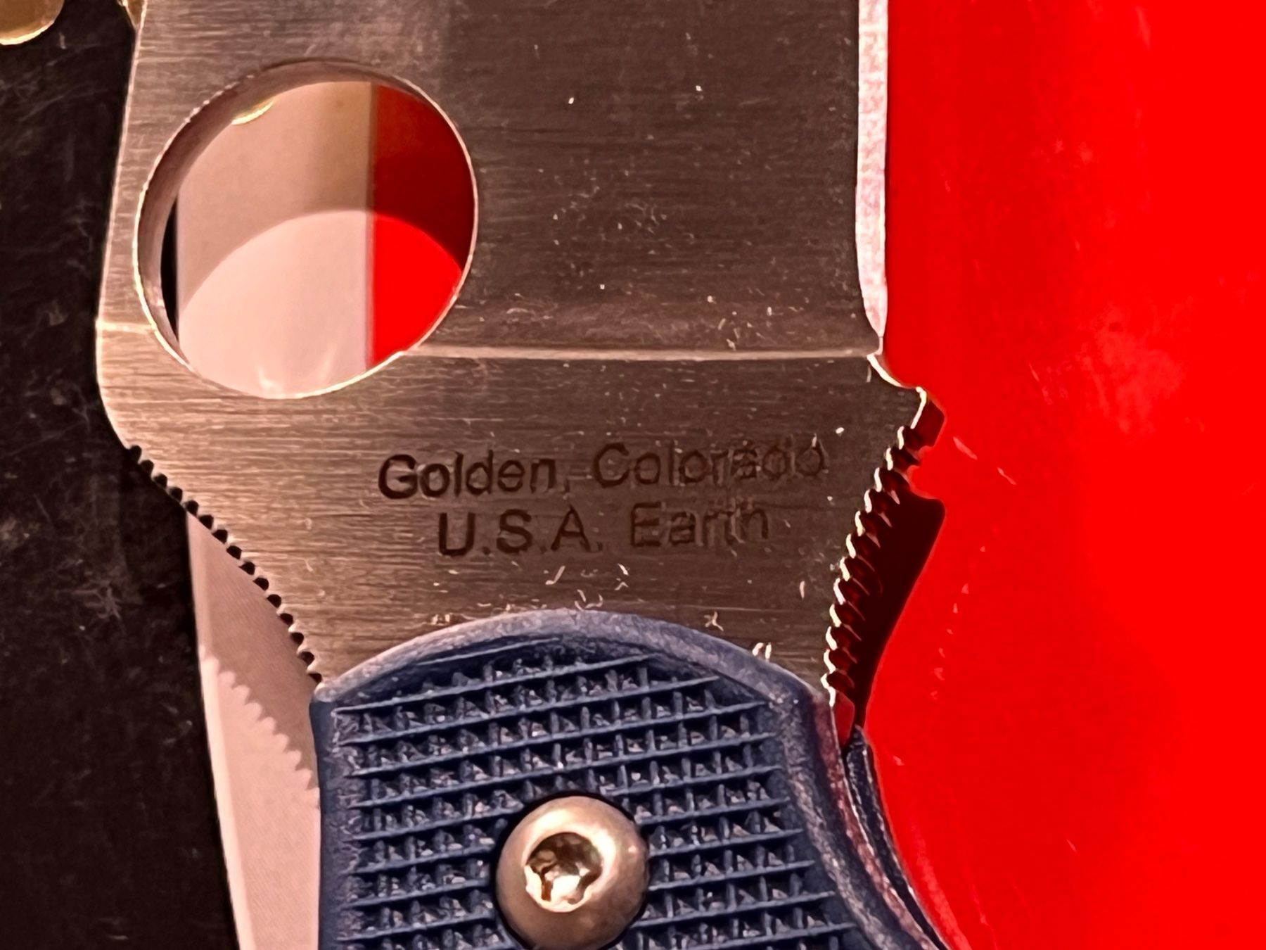 Spyderco Coltelli tascabile: Spyderco UK Penknife CMP SPY27 Blue – Nuovo e nell'imballaggio originale da St. Niklaus VS venduto da wildholzmann 2