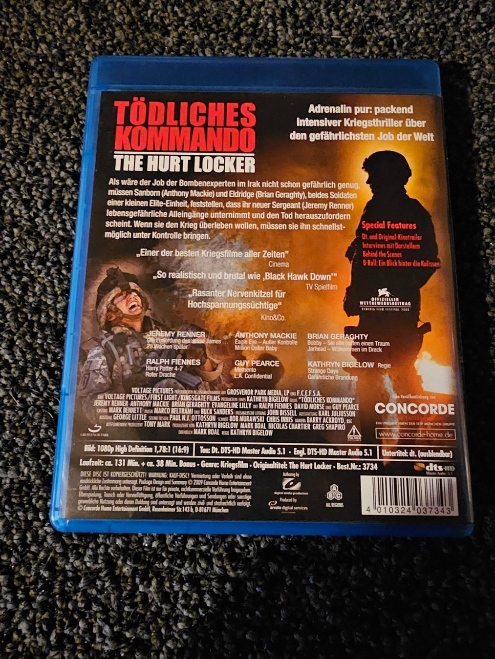 Tutti i DVDs: Tödliches Kommando - The Hurt Locker - Blu-ray – Usato da Ruswil venduto da jan_bxl5 1