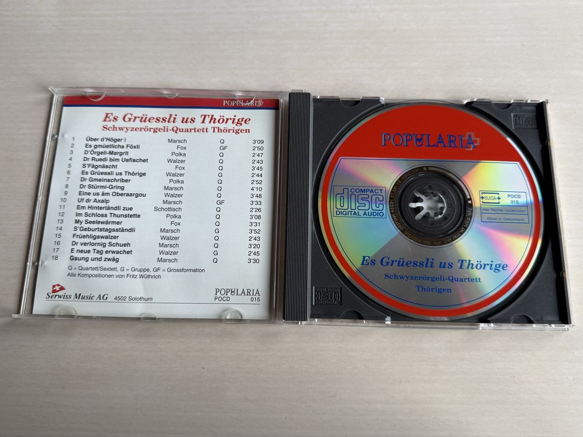 CD: CD Es Grüessli us Thörige Schwyzerörgeli Quartett  – Usato da Oberried Brienz venduto da Chyara 2