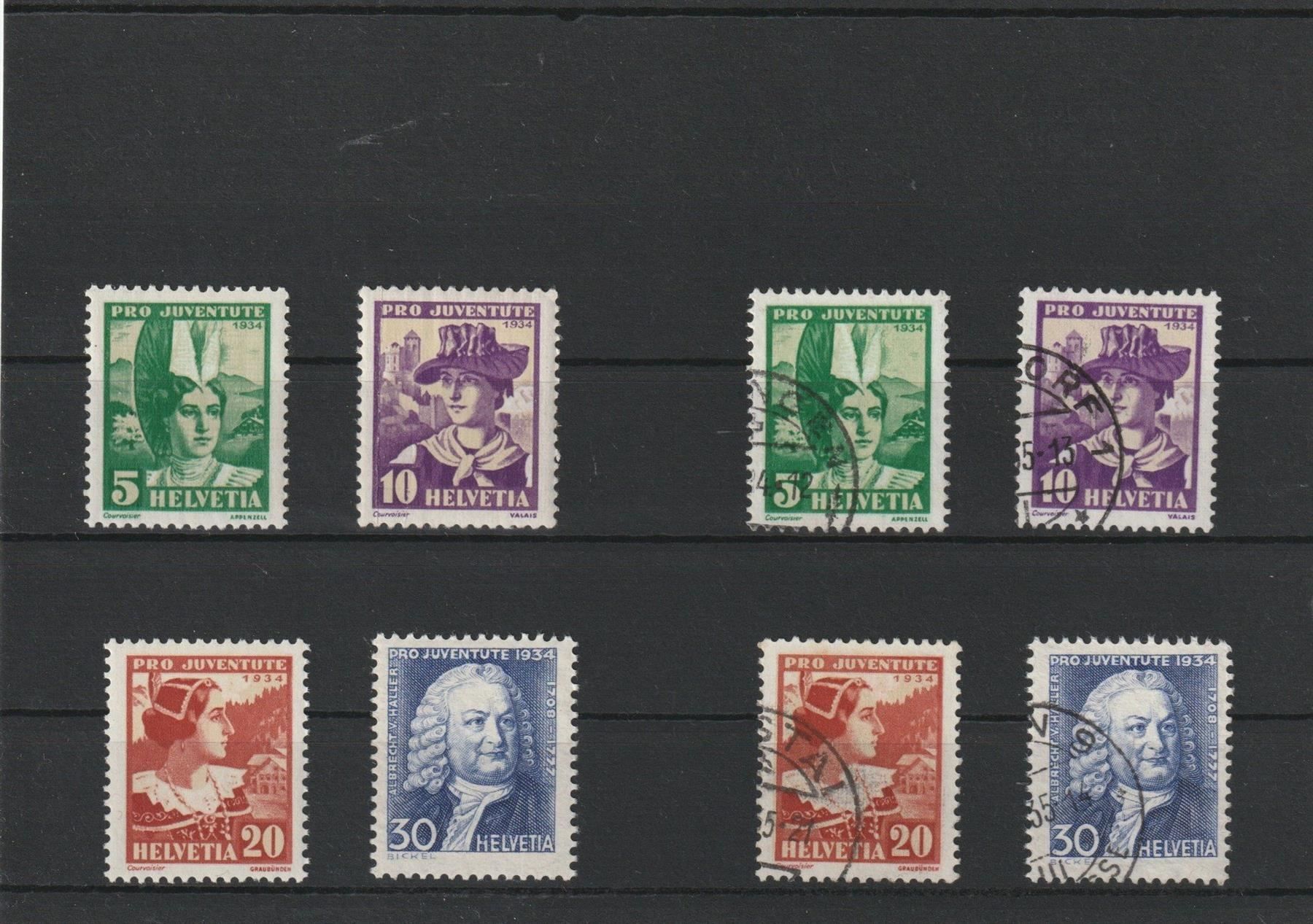 Tous les timbres: 1934 Serien postfrisch+gestempelt – D'occasion à Spiez par Crazyduck