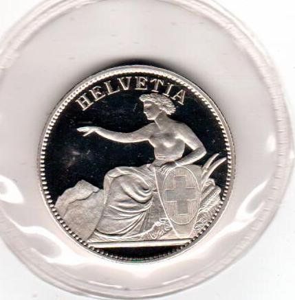 Tutti le monete: 1 Unze Fine Silver Helvetia – Usato da Wolhusen venduto da Curver9 1