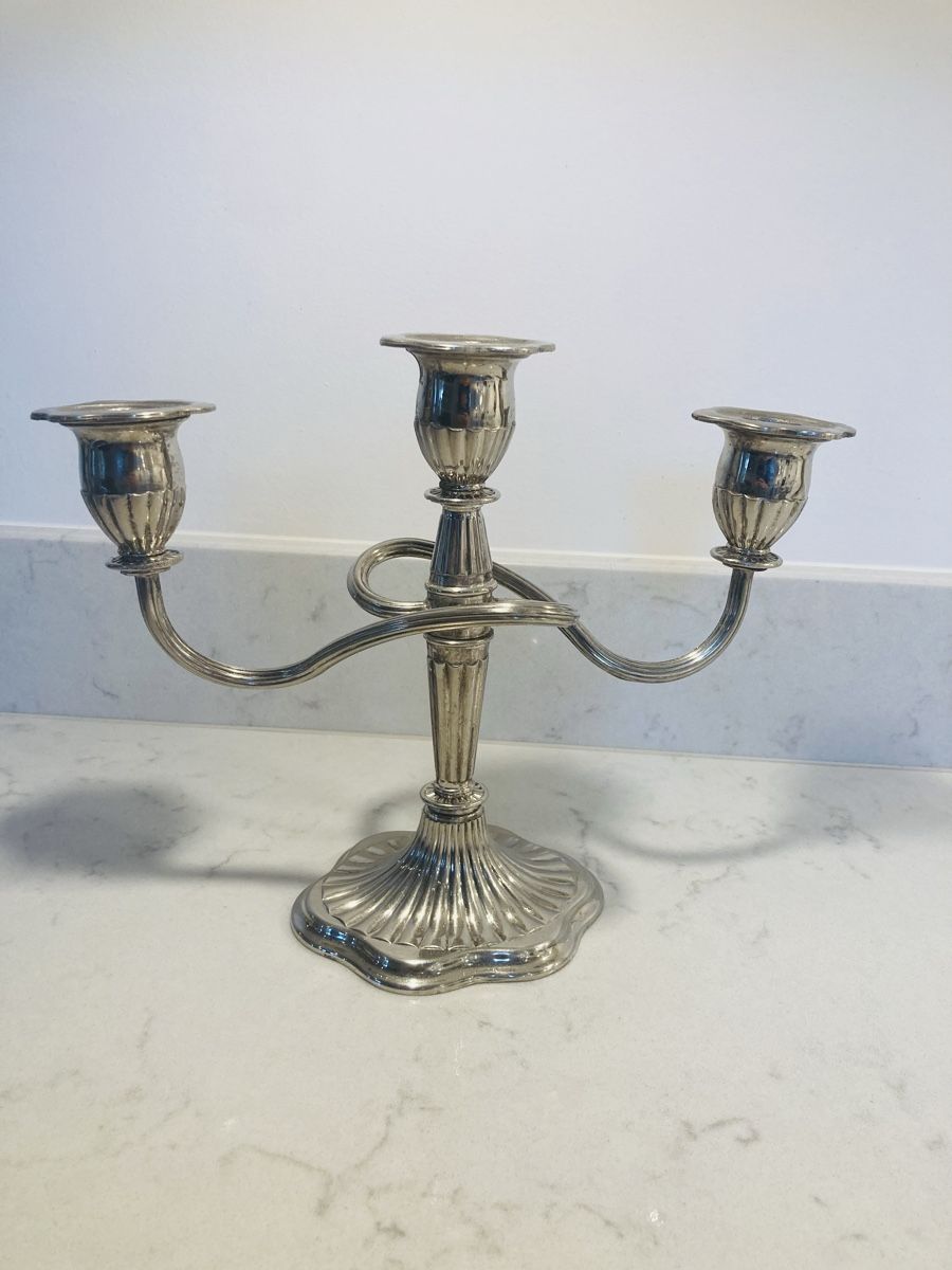 Portacandele: Shabby chic Versilberter Kerzenhalter – Usato da Zäziwil venduto da kbr_jd95 2
