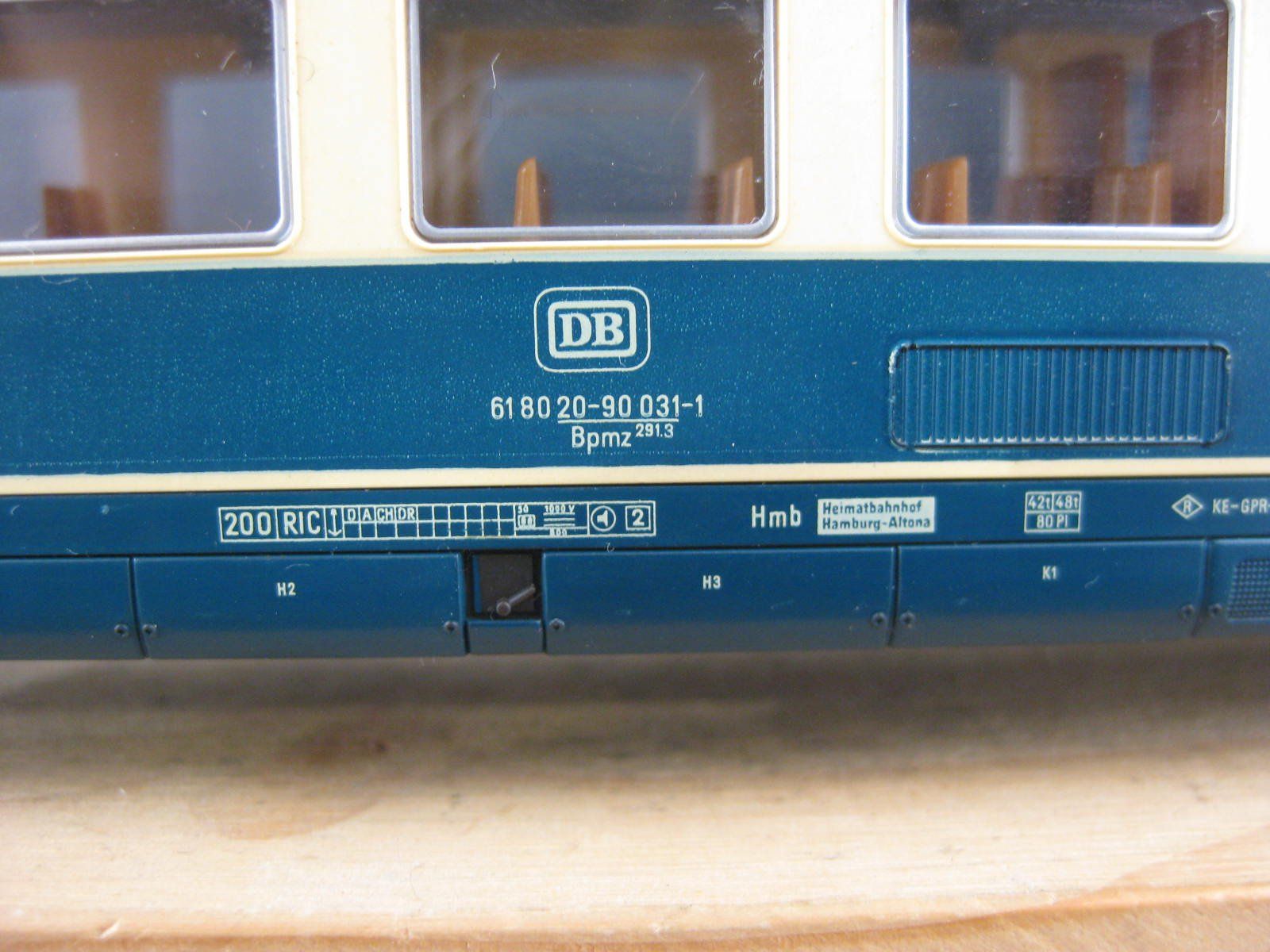 Fleischmann Modellini di ferrovie: Fleischmann 5164 DB IC Wagen 2. Klasse, mit OVP, mit KK – Usato da Malters venduto da Marosko 1