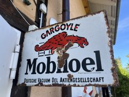 Flaggenschild Gargoyle Mobiloel  Deutsche Vacuum Oel AG