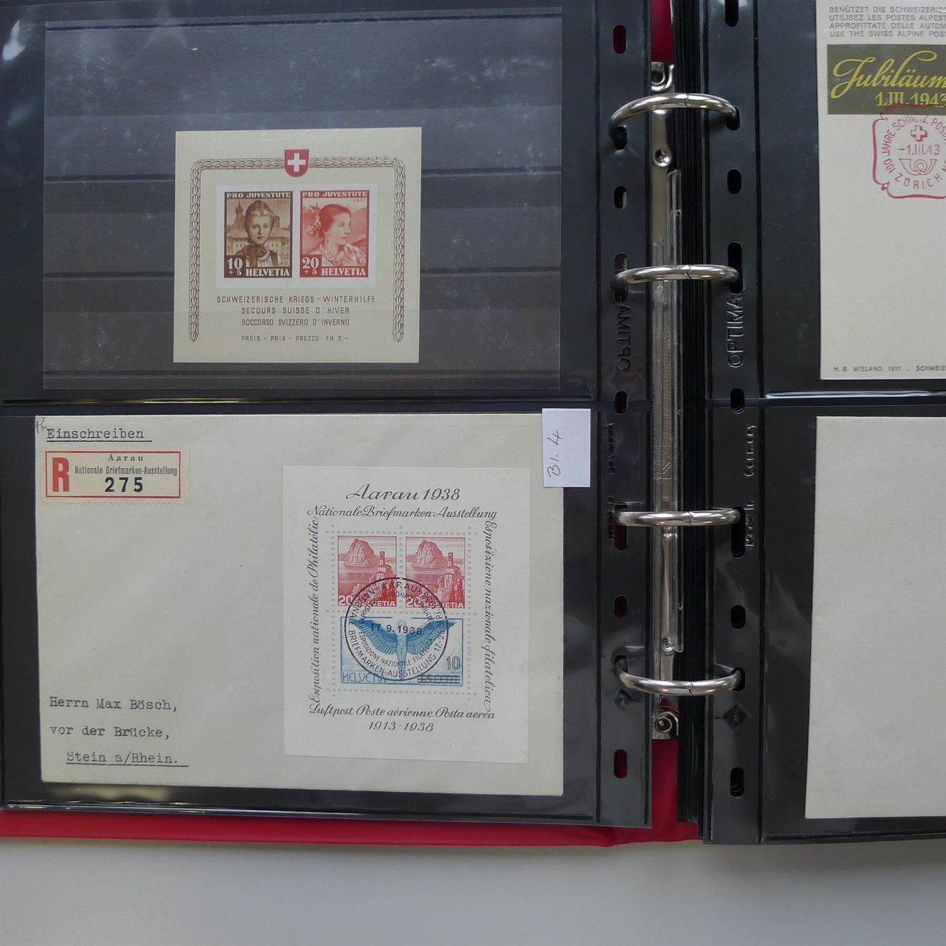 Tutti i francobolli: 1924-1978, TOP-Sammlung Briefe mit 57 Flugbriefe+ FDC's etc. – Usato da Sursee venduto da Luzernerraute 3