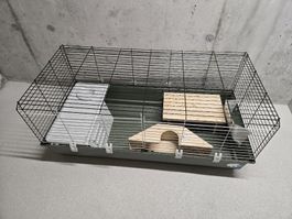 Kleintierkäfig mit Zubehoer guter Zustand