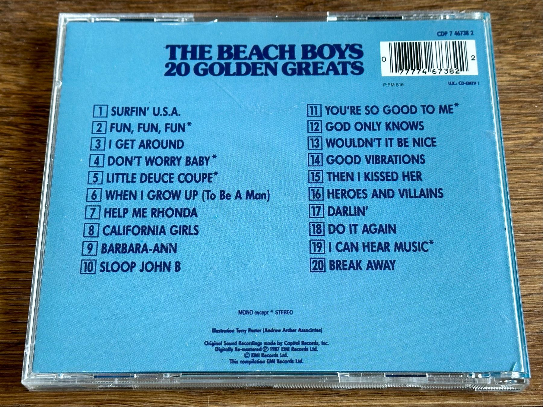 CDs: The Beach Boys - 20 Golden Hits - CD – Gebraucht aus Pontresina von il-bain 1