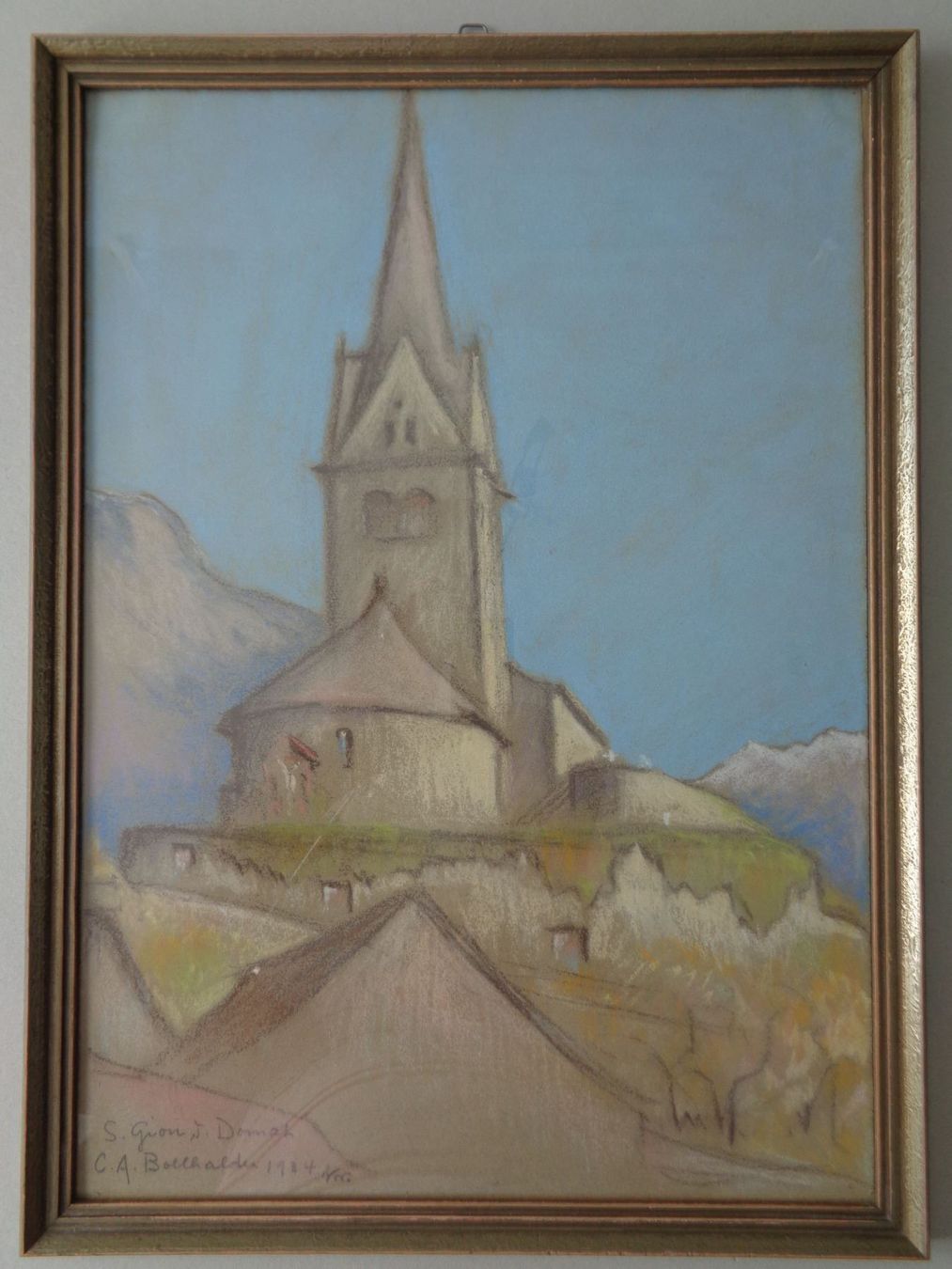 Tableaux: Originalpastellgemälde - C.A. Bollhalder – D'occasion à Chur par omonia