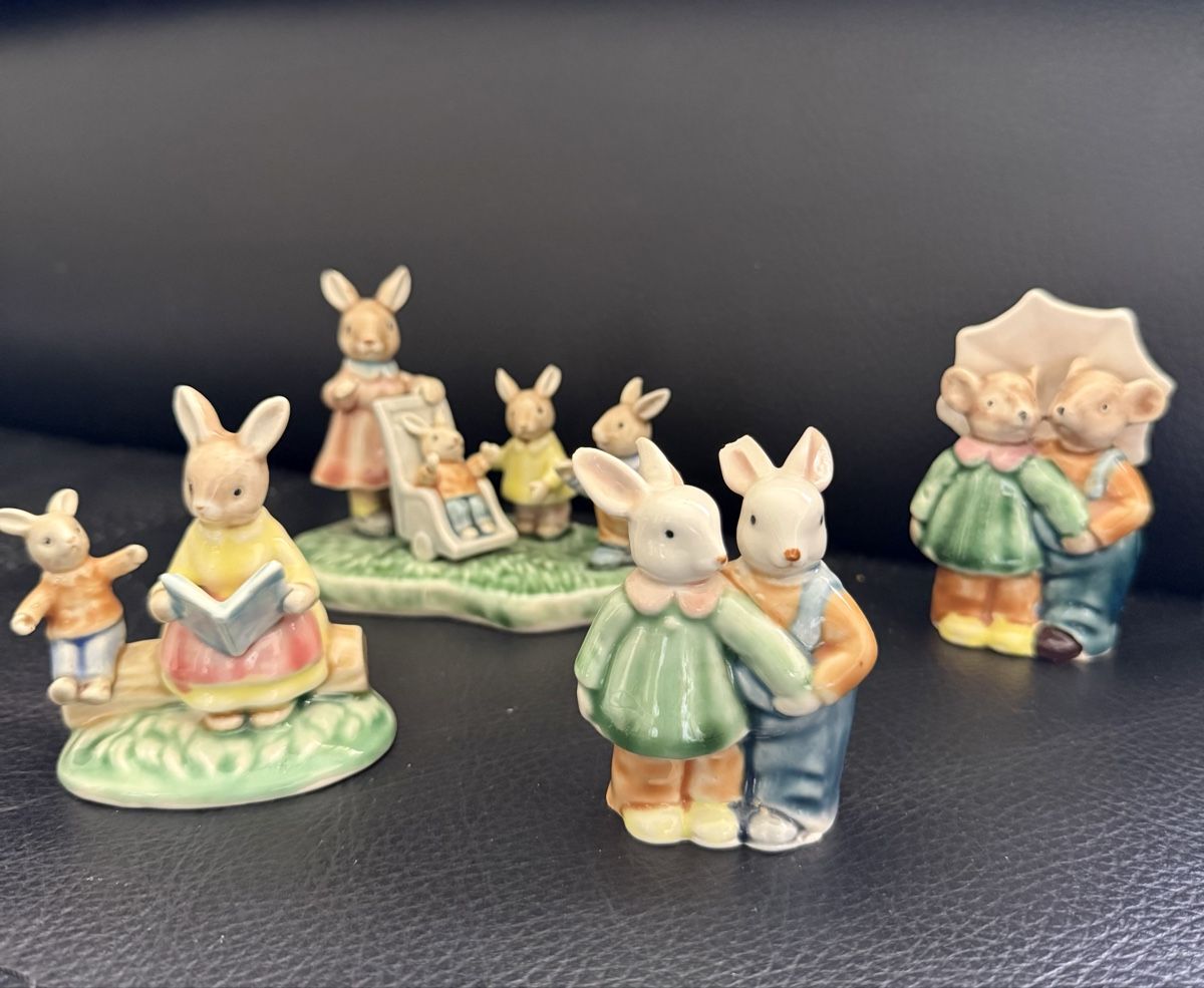 Statuette: Hasen Familie / 4 Figuren – Usato da Biel/Bienne venduto da Katja01112