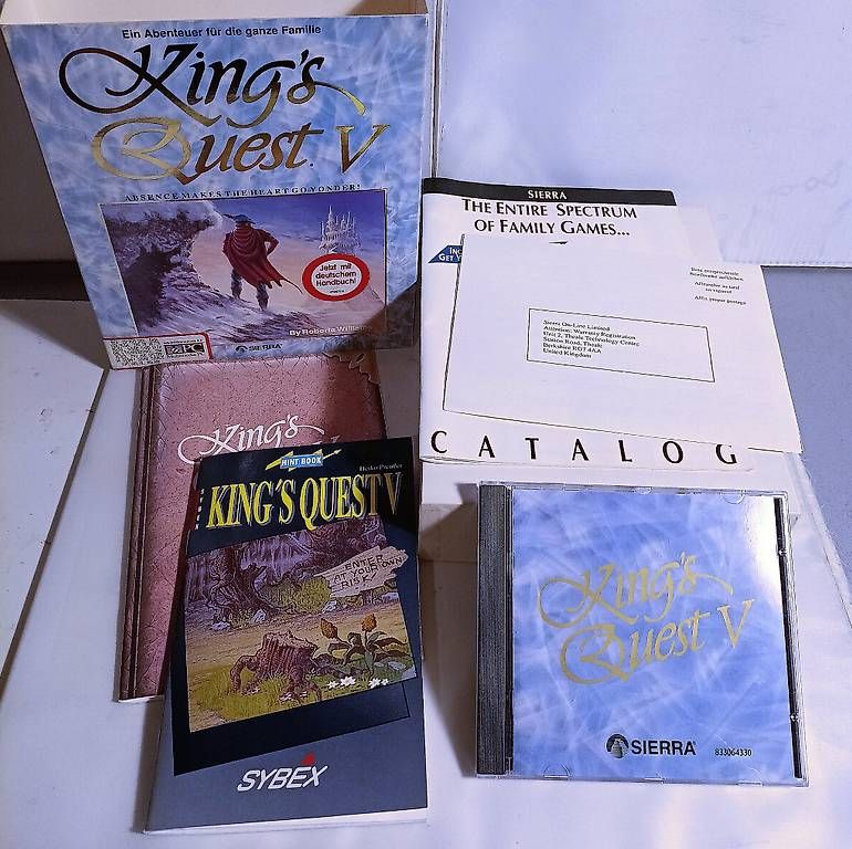 Giochi: KINGS QUEST 5 PC CD-ROM BIG BOX KOMPLETT SET 1A DE – Usato da Reinach BL venduto da mon_89wb 3