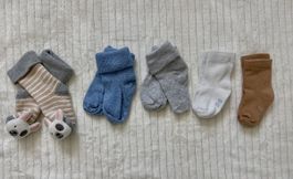 Babysocken-Set, 5 Paar, Grösse 15–18 🧦