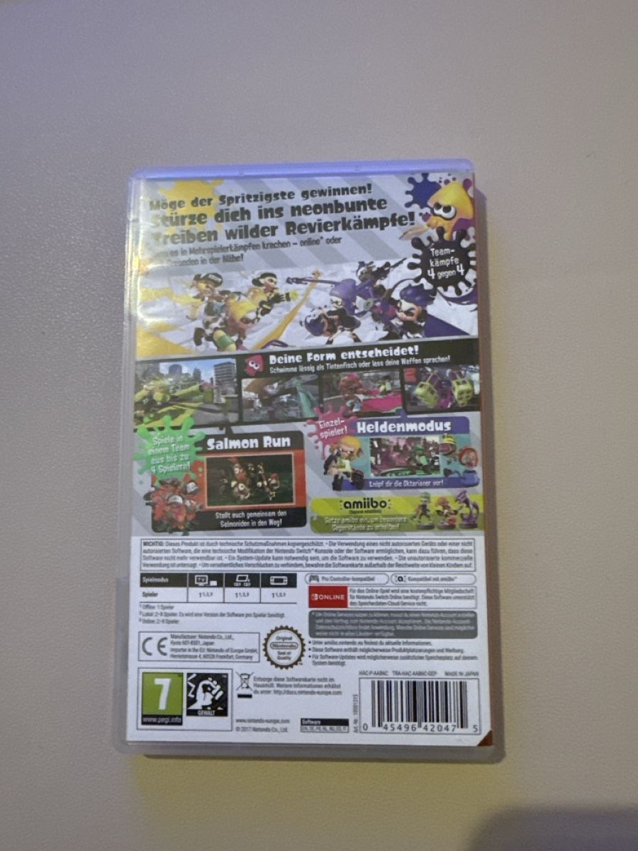 Nintendo Spiele: Nintendo Switch Spiel Splatoon 2  – Gebraucht aus Steinach von Giusep7 2