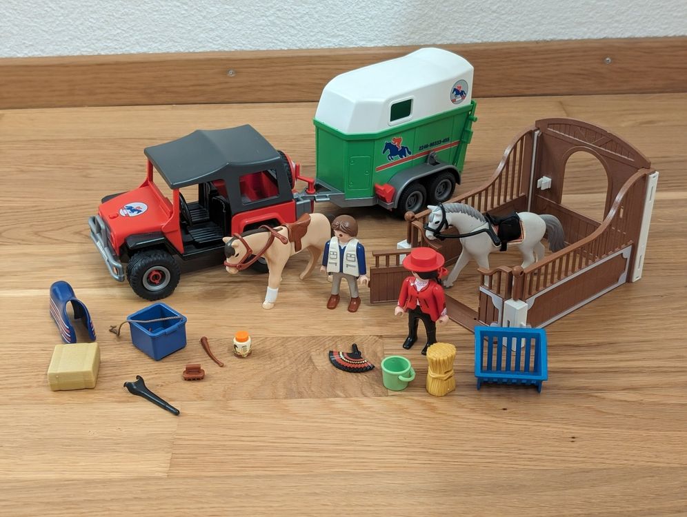 Playmobil Pferdeanhanger Mit Auto