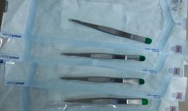Pinzette anat. standard 145 mm neu steril 4 Stk