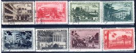 THERMEN IM KAUKASUS 1939 SERIE 8 MARKEN CCCP RUSSLAND - SO33