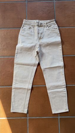 H&M Jeans, Beige, Grösse 36, Neuwertig für den Frühling!