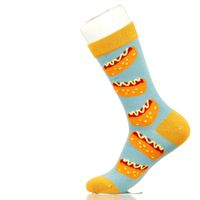 BUNTE DESIGN SOCKEN-Hot Dogs (Small 36-40)