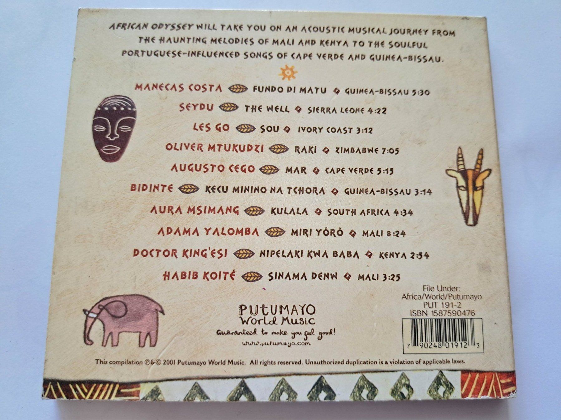 CD: Cd Putumayo Presents African Odyssey – Usato da Pully venduto da bro_n52j 1