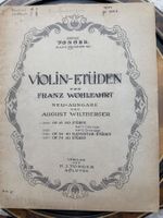 antikes Notenbuch - Violin-Etüden