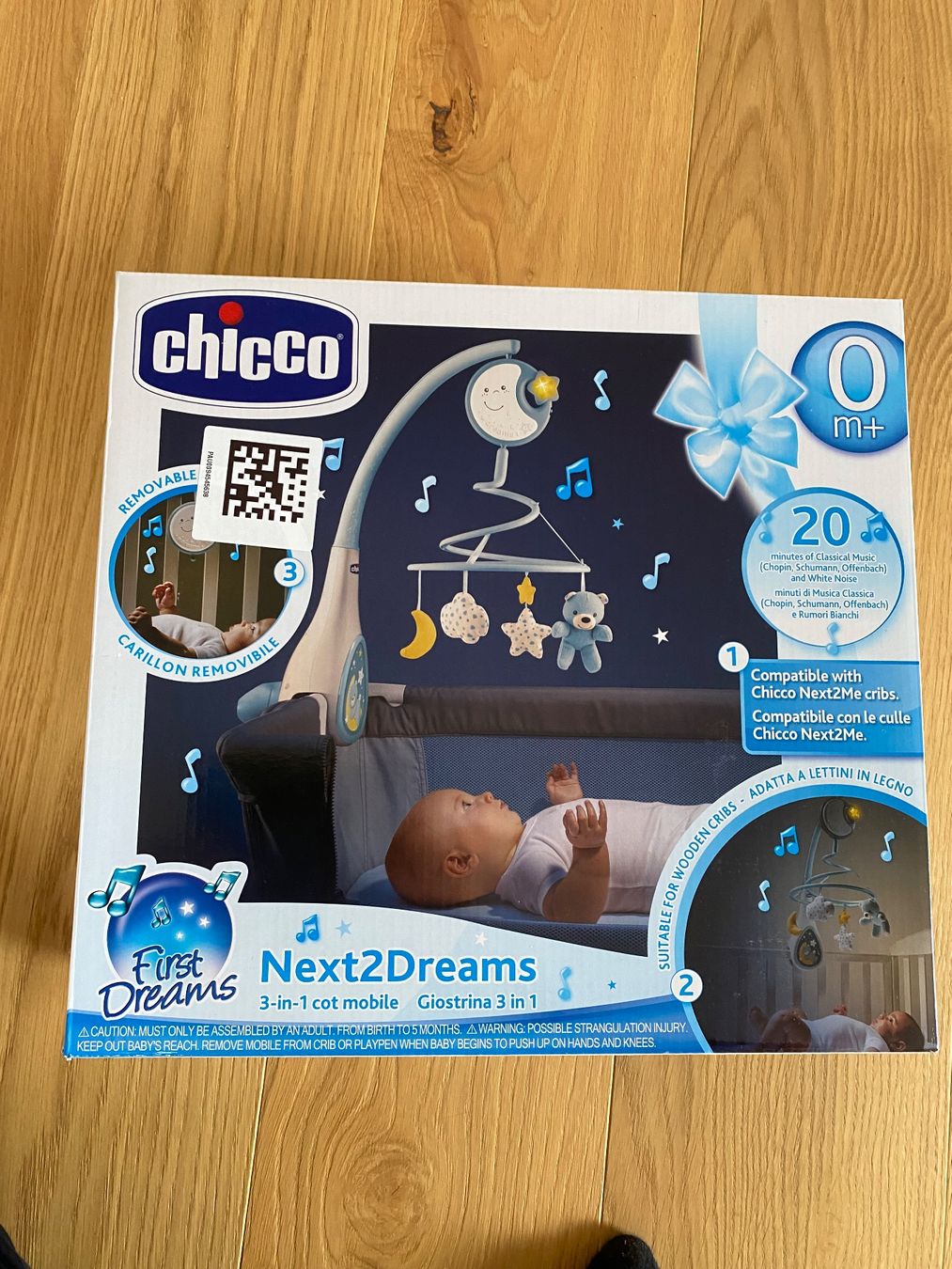 Chicco Giocattoli: Chicco Next2Dreams Mobile hellblau – Usato da Trachslau venduto da M_Schmid81
