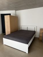 Weisses Ikea Bett komplett 206x150cm