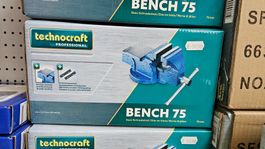Schraubstock Technoraft Backenbreite 75 mm