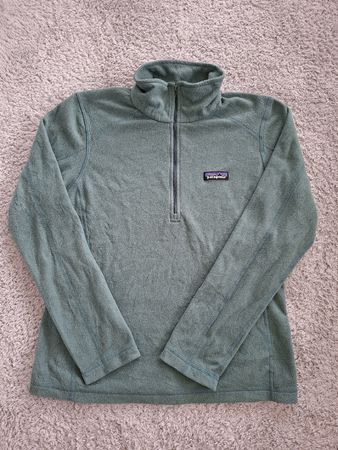 polaire Patagonia vert fermeture éclair taille S 