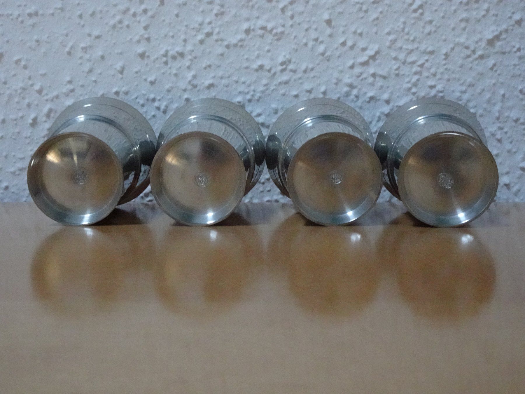 Verres: Gobelets en étain avec bourrelet – D'occasion à Confignon par Talenchant73 1