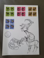 Grafik Briefmarke signiert und nummeriert 57/200