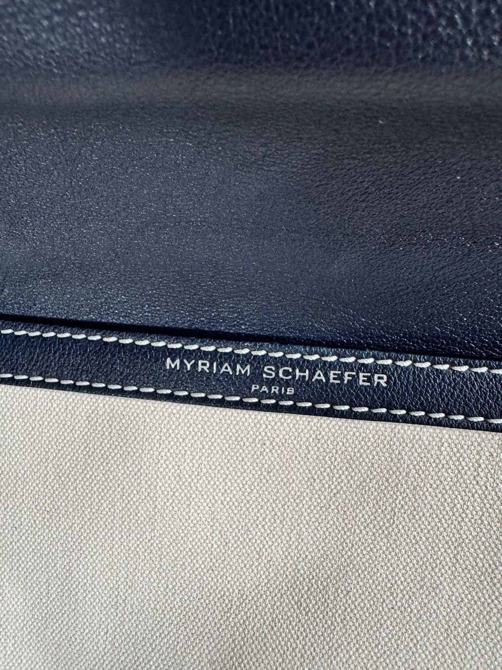 Borse da donna: Myriam Schaefer Paris Handtasche Canvas Leder – Usato da Meilen venduto da Antete 1